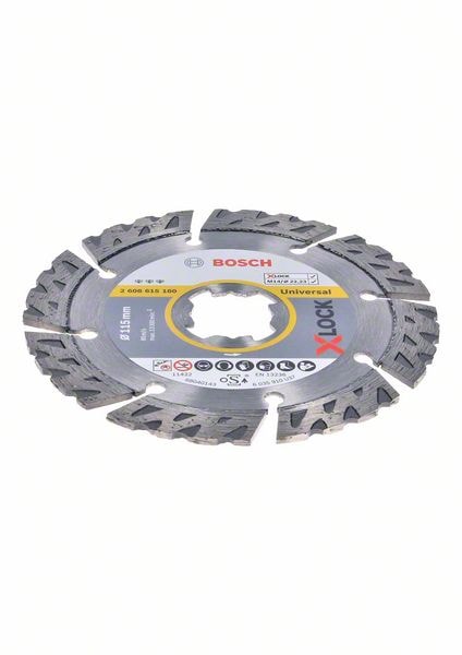 Bosch X-LOCK Best for Universal 125 x 22,23 x 2,4 x 12