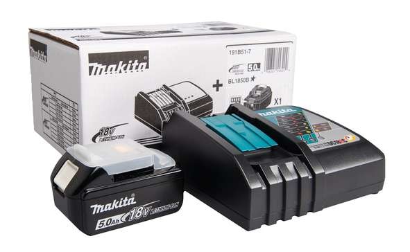 Makita PowerPack LXT: 1x5,0 Ah BL1850B + laturi DC18RC