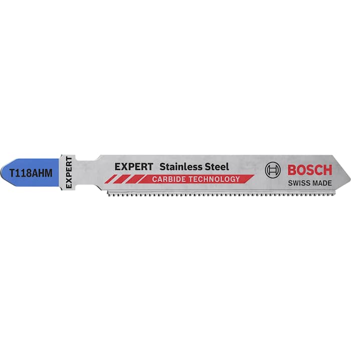 Bosch Stiksavklinge Expert T118AHM Inox 3 stk