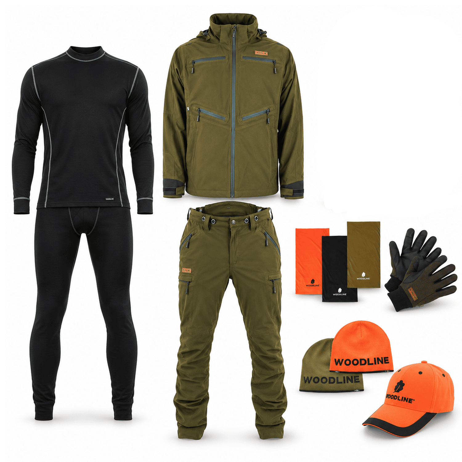 Woodline Komplett jaktklädpaket Herr – 11 delar