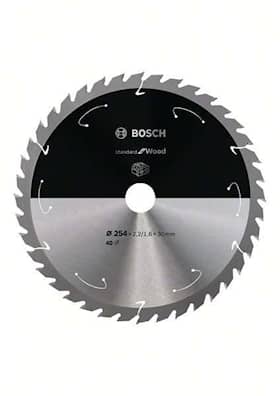 Bosch Standard for Wood -pyörösahanterä johdottomiin sahoihin 254 x 2,2 / 1,6 x 30 T40