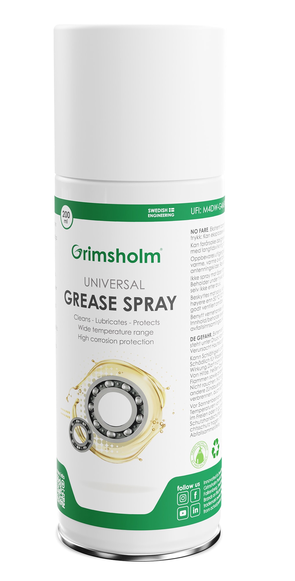 Grimsholm Universal grease spray, 200 ml