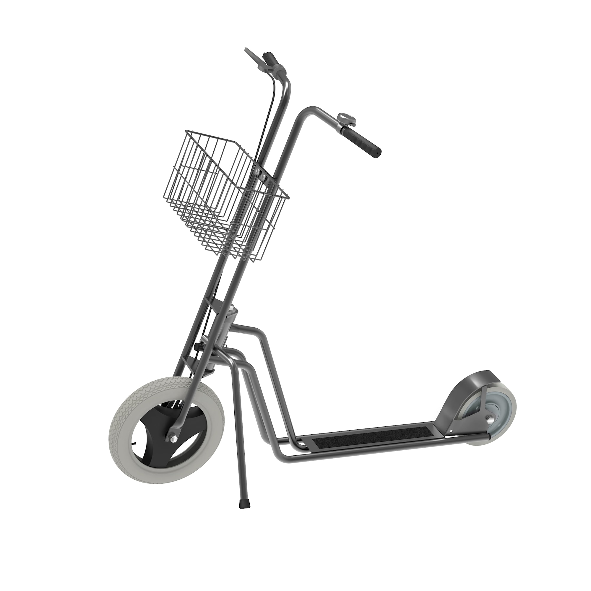 Kongamek Mörkgrå Sparkcykel