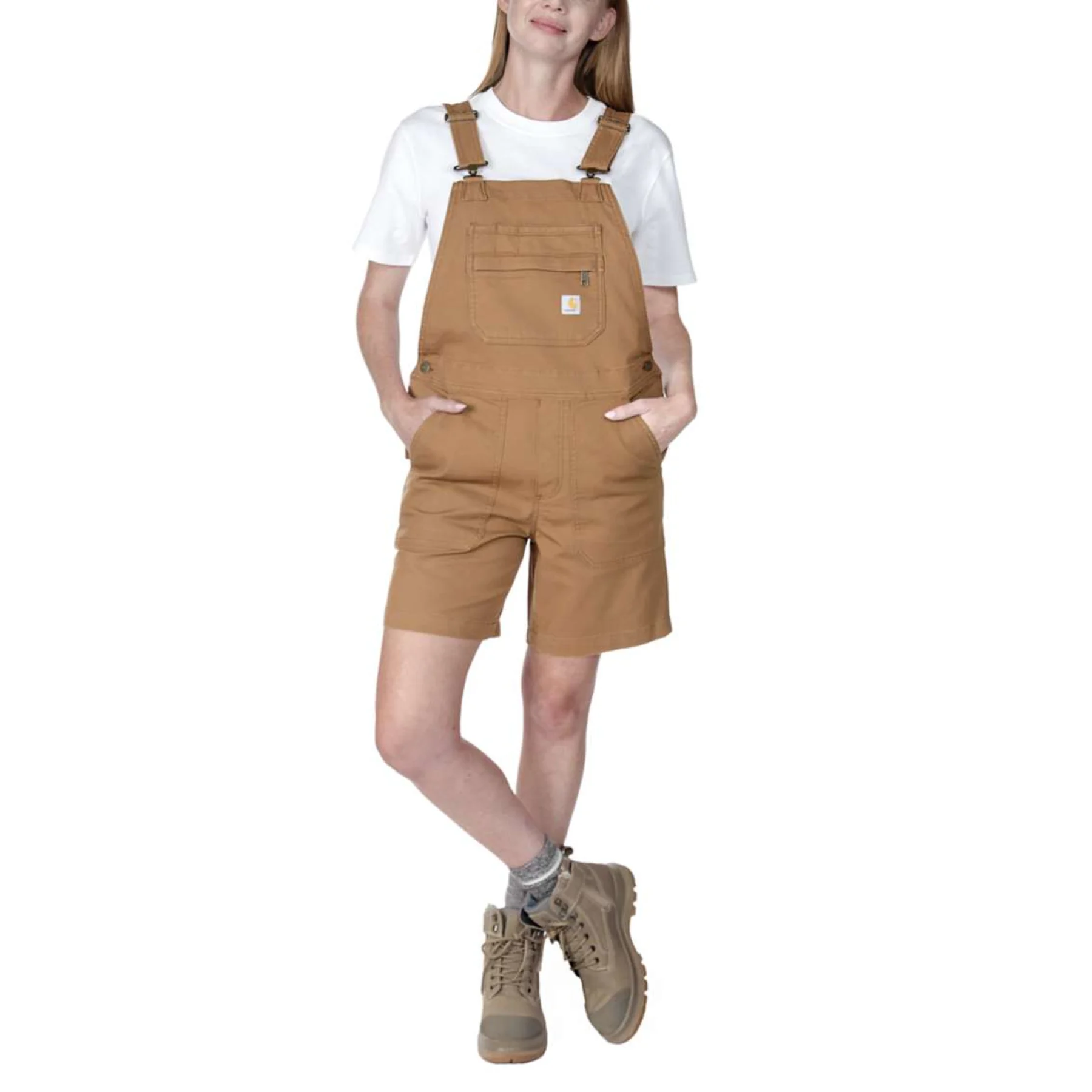 Carhartt Relaxed Fit Canvas Shortall Dam Carhartt® Brown XL