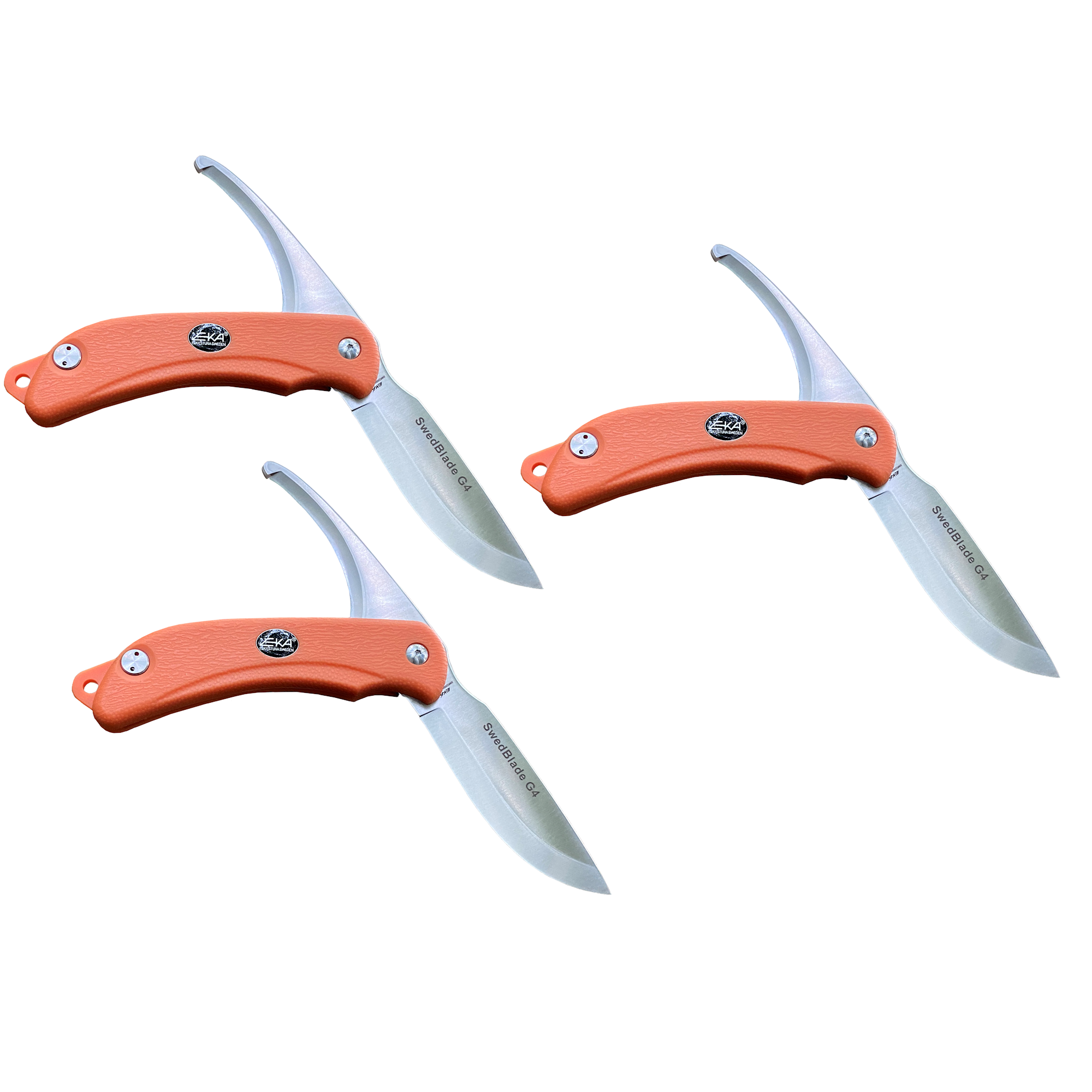 EKA Swedblade G4 orange, 3-pack