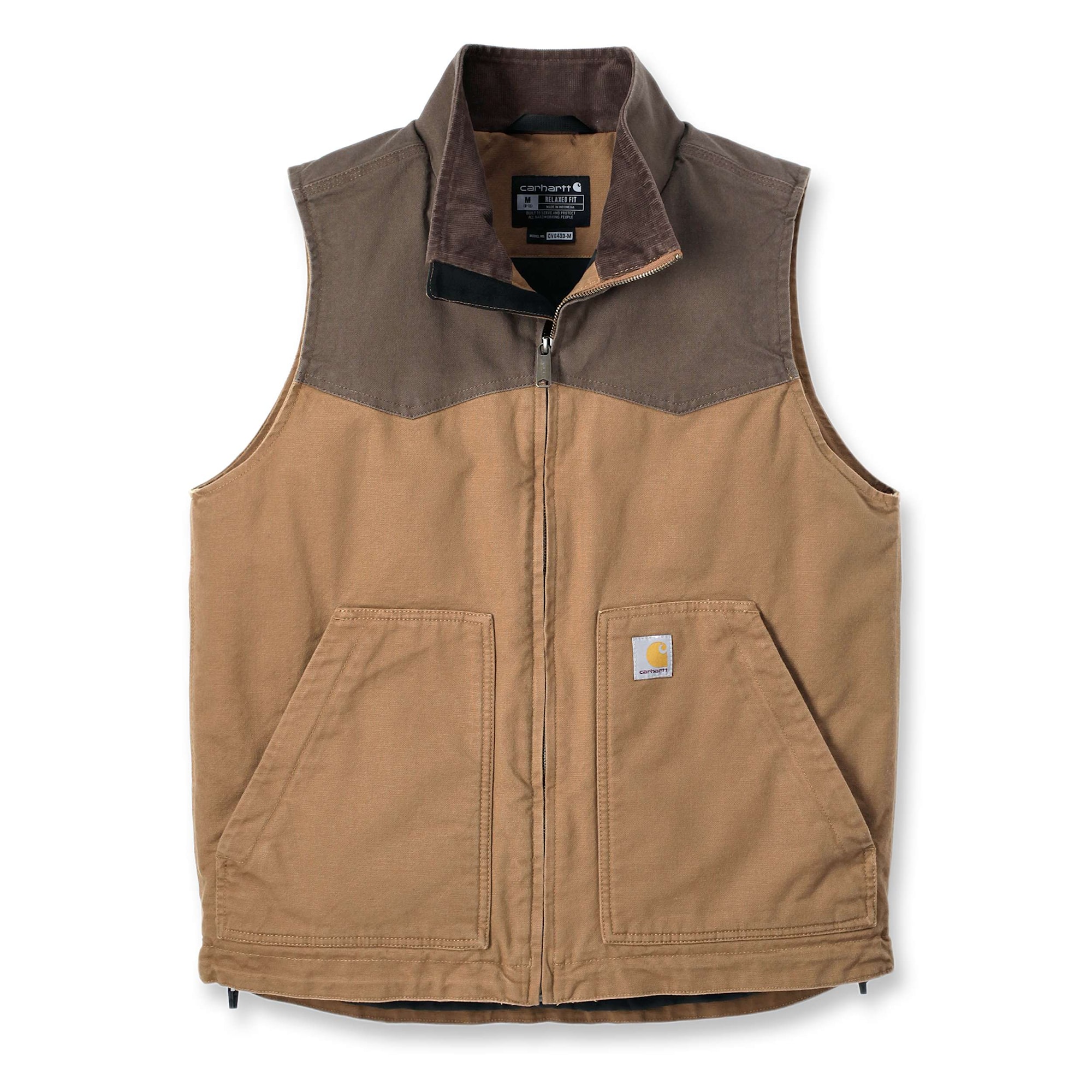 Carhartt Montana duck Väst, Herr, Carhartt brown/coffee, XXL