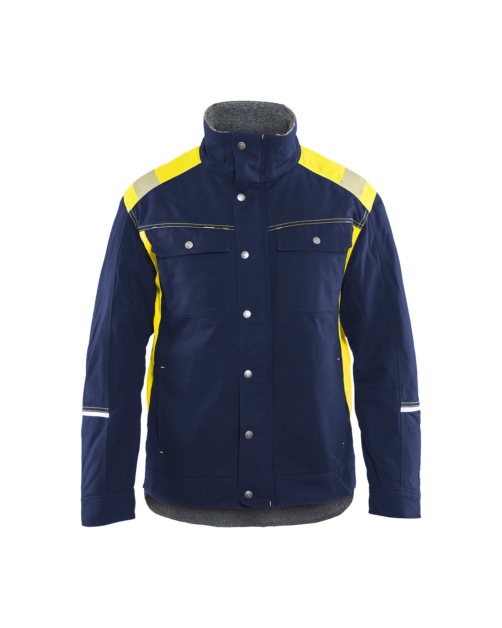 Blåkläder Winterjacke Marineblau/Gelb - XXXL