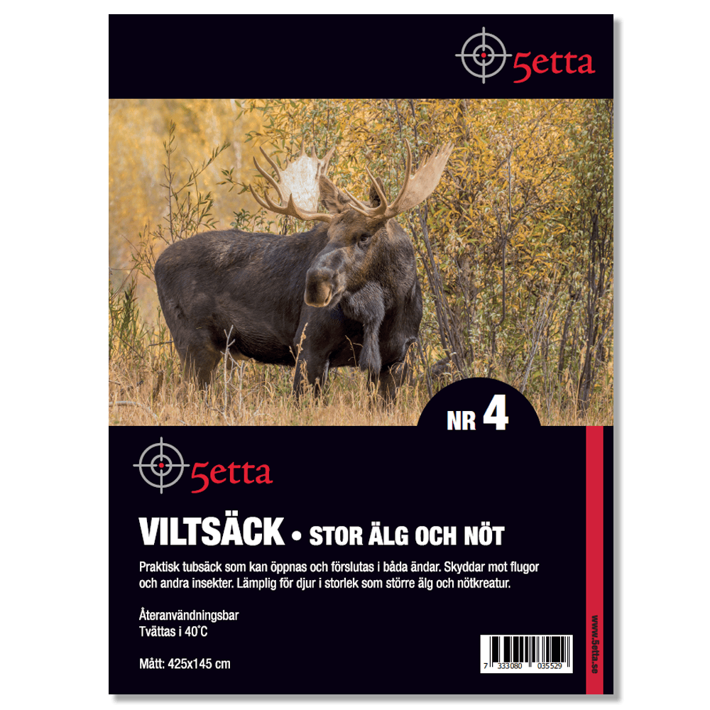 5etta Viltsäck 4 Stor Älg & Nöt 425x145cm