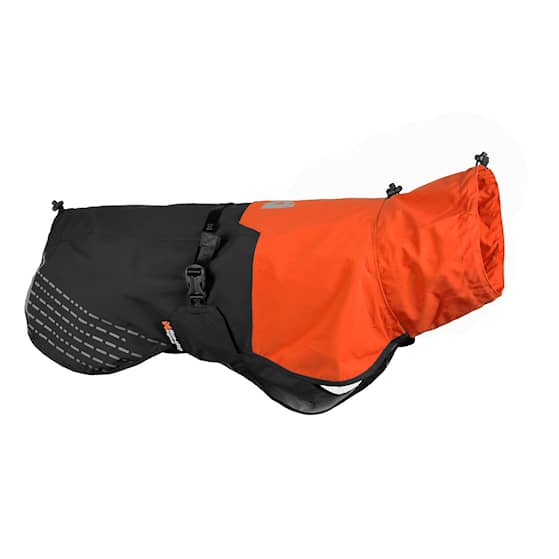 Non-Stop Dogwear Fjord Raincoat, Orange/Black, 24