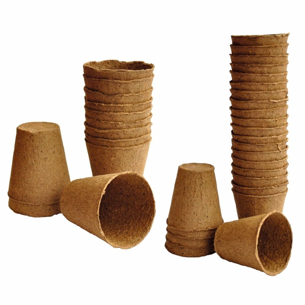 Weibulls Biotöpfe 6cm Rund 24er-Pack