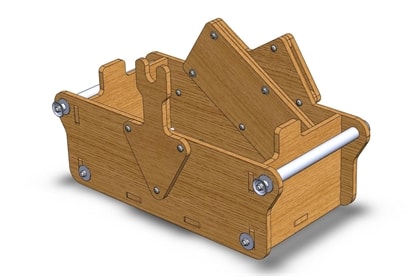 Ekagårdlådan, Unik løsning for transport