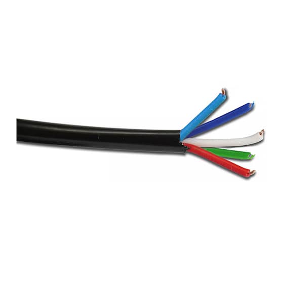 Elektrisk kabel, type Multi conduct 0,75mm² PE 50 m 5 x 0,75mm²