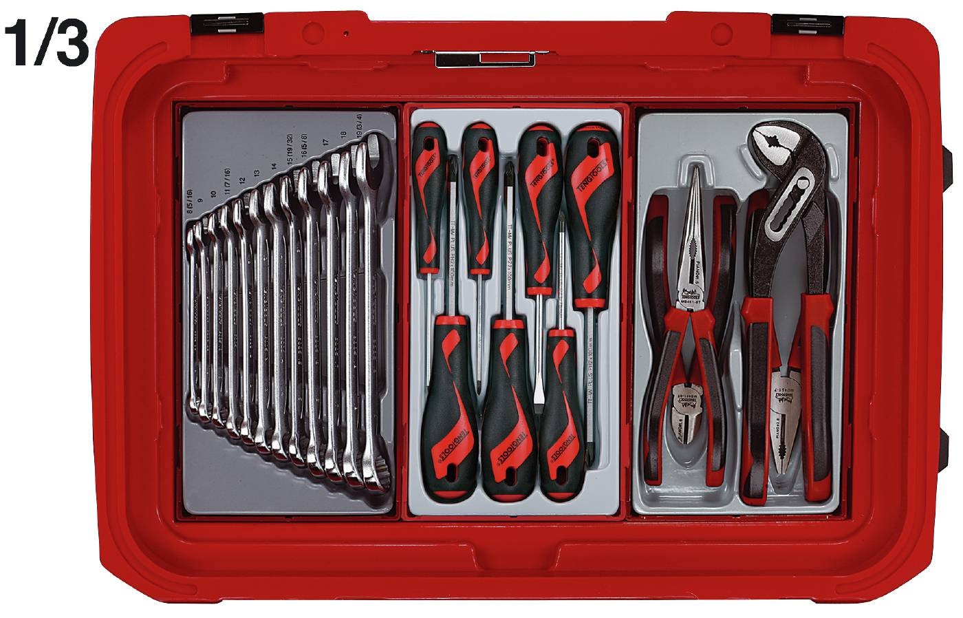 Teng Tools Serviceväska SC04E med verktyg 84 delar