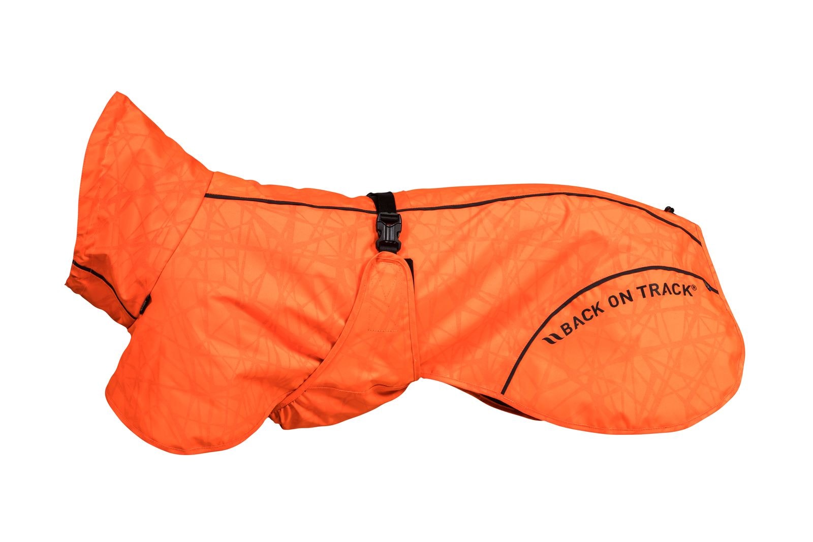 Back on Track Regntäcke BAY - Högt slut - Orange 65 cm