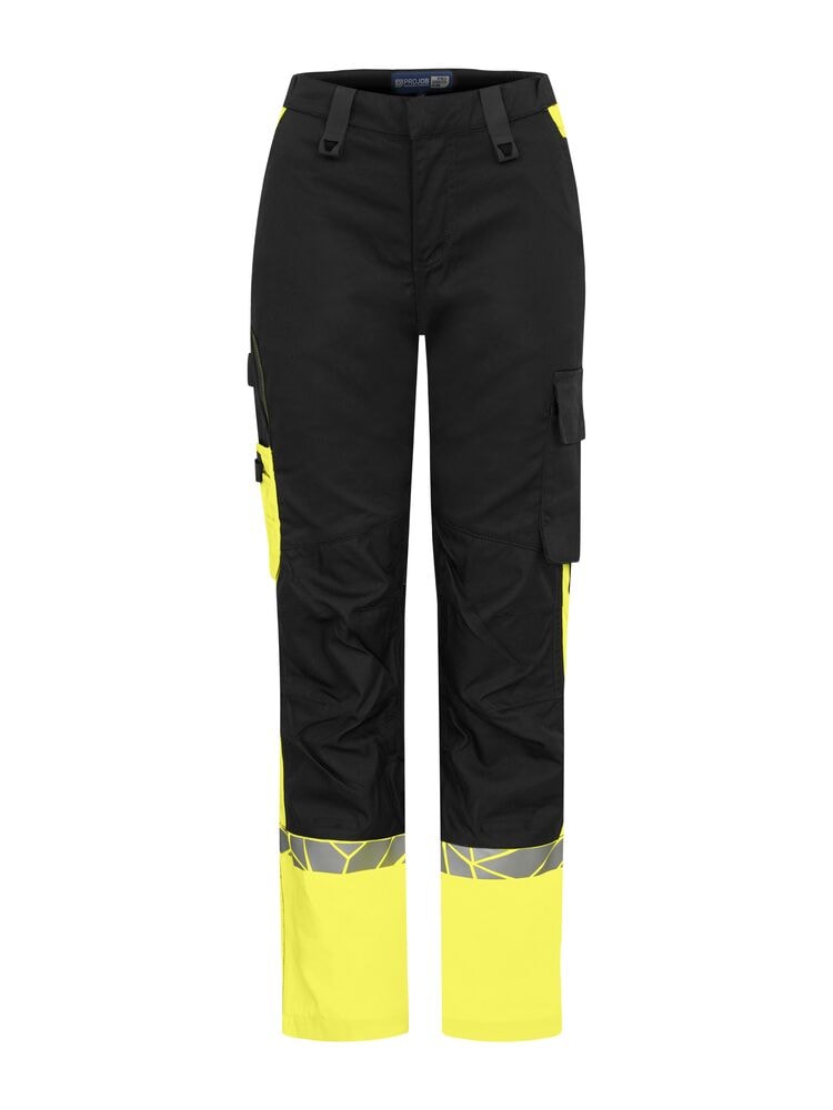 ProJob 7512 Women's Work Trousers 7512 Women's Work Trousers 9910-Viz Black/Yellow C50