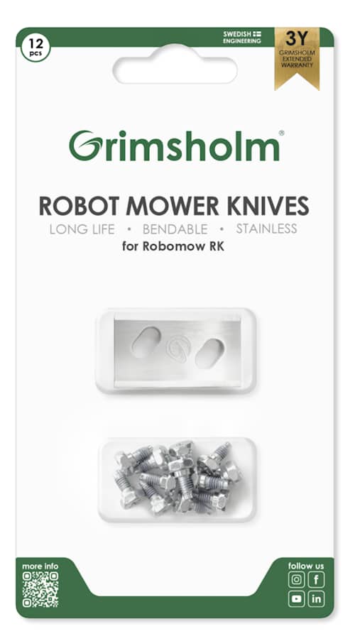 Grimsholm Knivar för Robomow RK