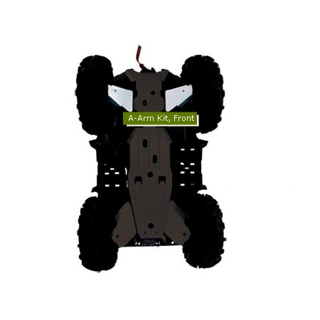 Warn Hasplåtar A-Armar fram Suzuki