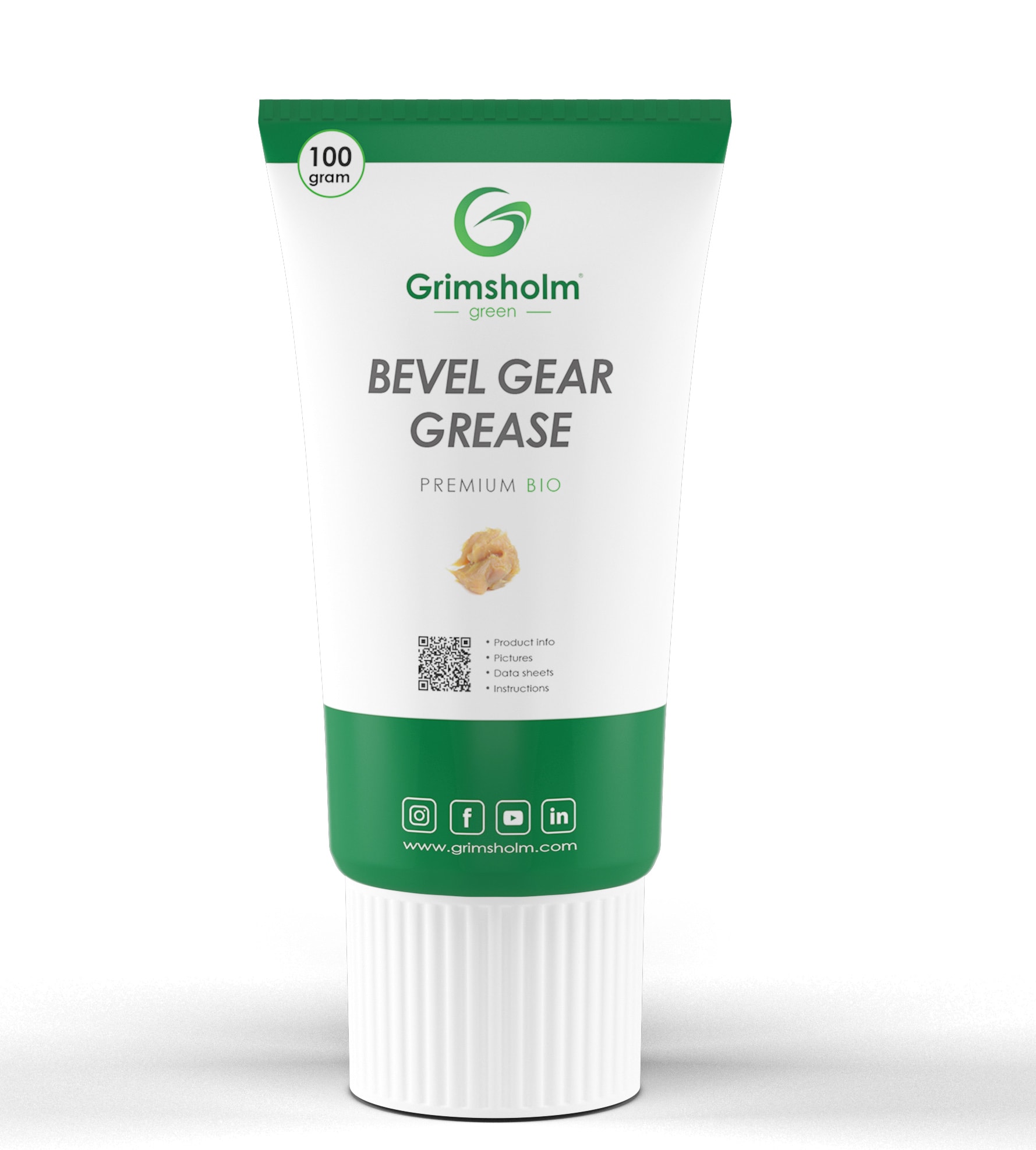 Grimsholm Vinkelväxelfett Premium bio, 225 gr -