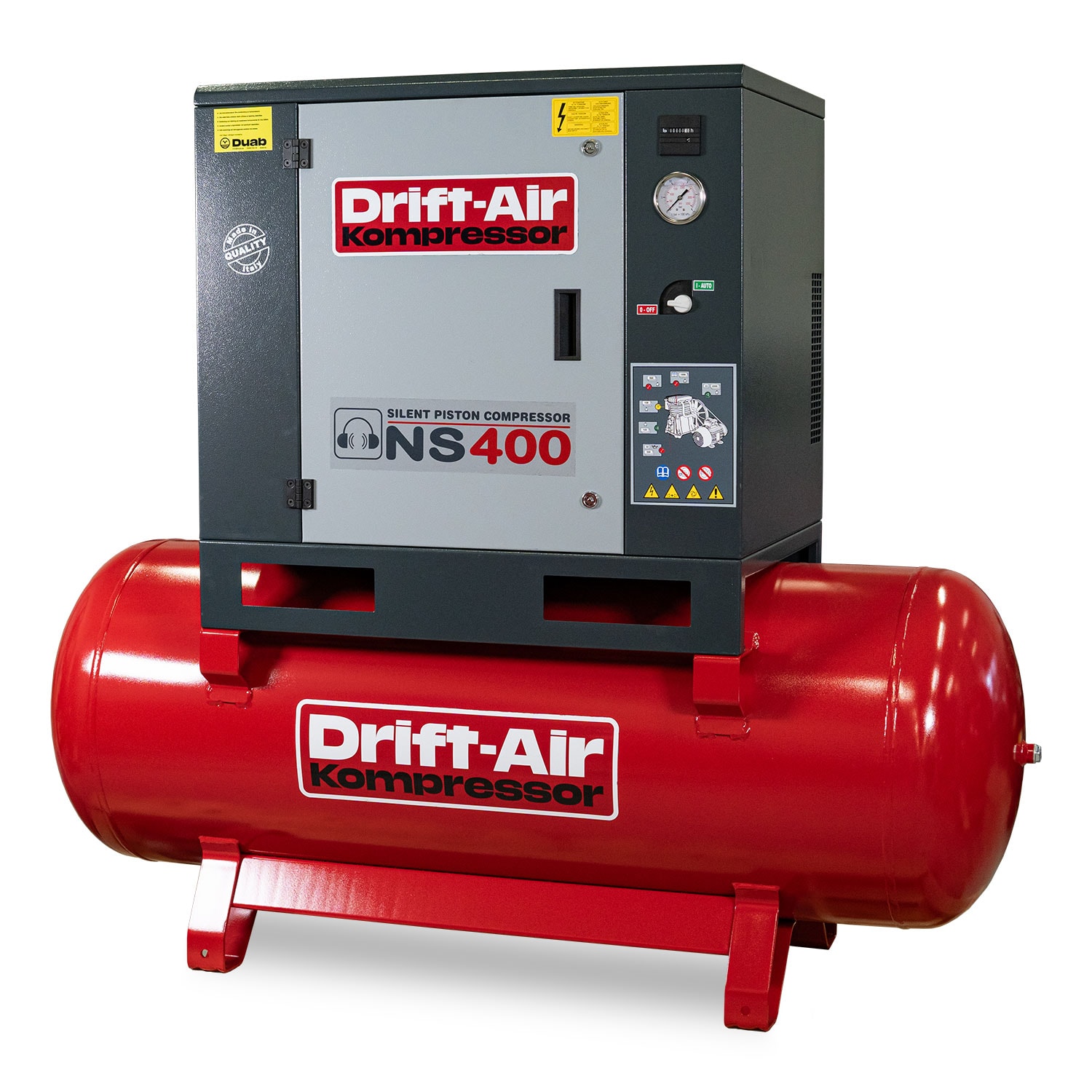 Drift-Air äänieristetty GG 4/1270/270 B3700B kompressori, 270 l säiliö, 3-vaiheinen