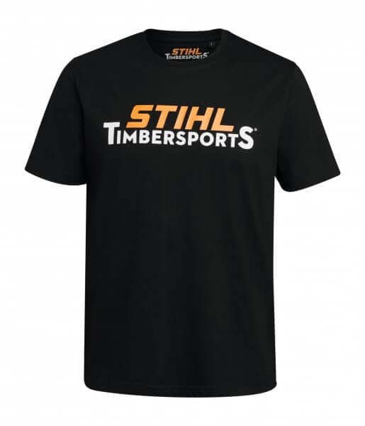 Stihl T-paita Timbersports Musta