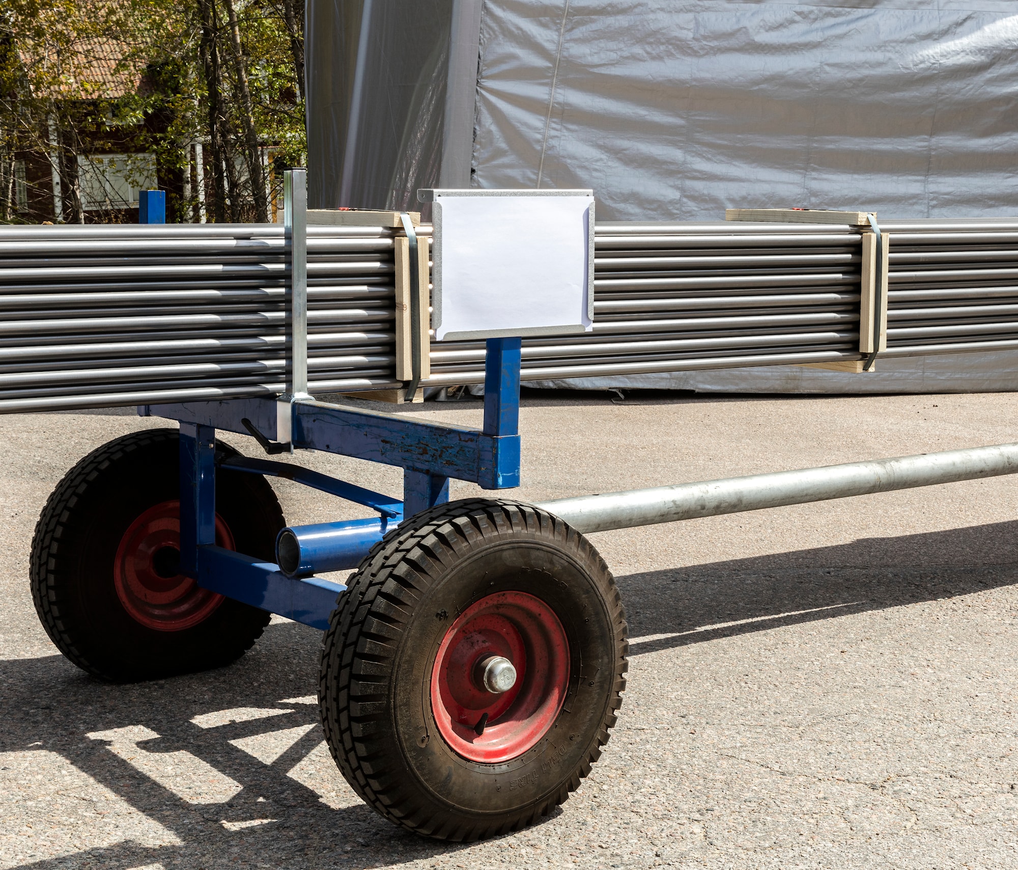 Kongamek elektrogalvaniseret vogn til materialehåndtering KMID-F125A5L