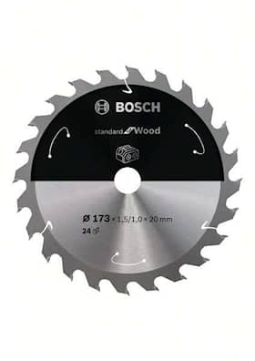 Bosch Standard for Wood -pyörösahanterä johdottomiin sahoihin 173 x 1,5 / 1 x 20 T24