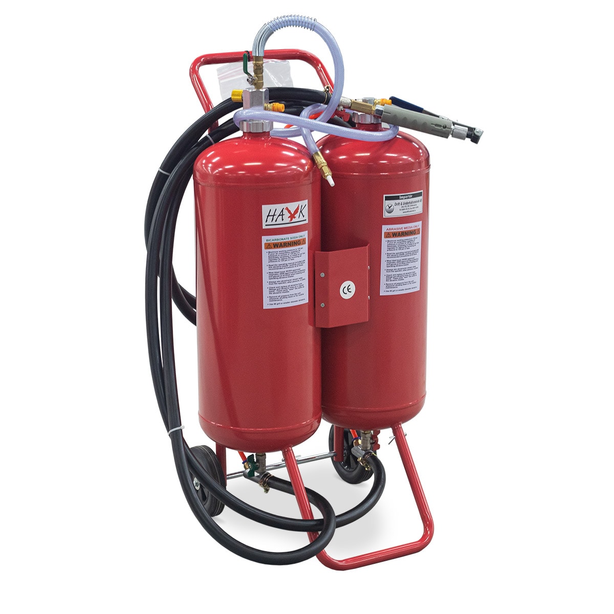 Hawk blåsetank dobbel soda og sand 18 x 2 liter