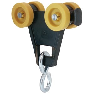 Skenvagn 4 Hjul S-Krok Plast