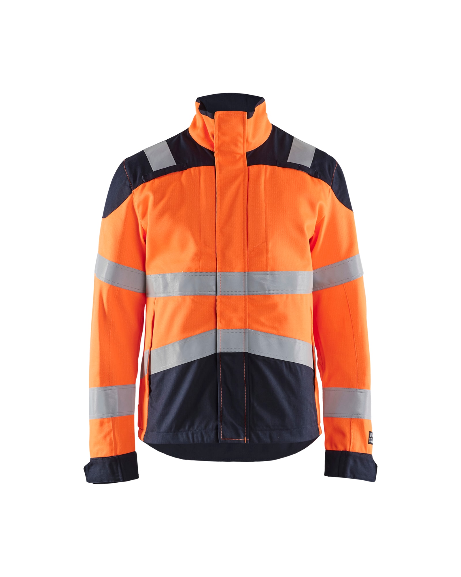 Blåkläder Multinorm Jacke Inhärent High Vis Orange/Marineblau - XXXL