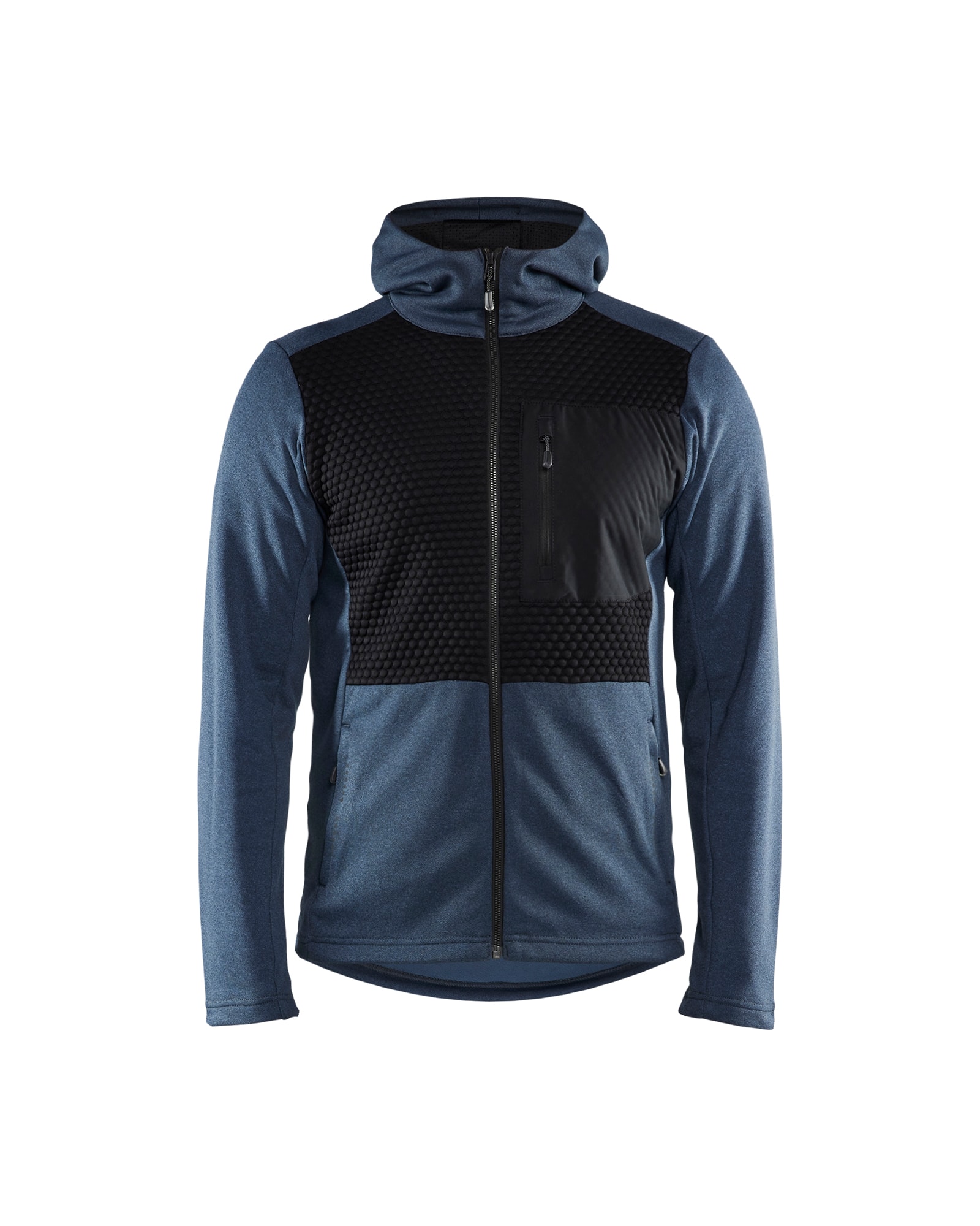 Blåkläder 3540-2533 Luvtröja full zip Numb Blue/Black 4XL