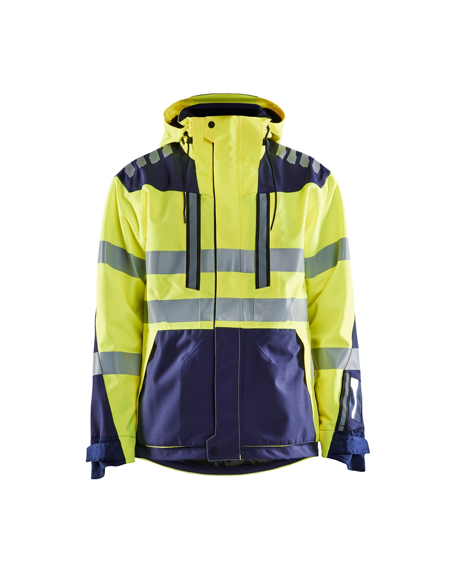 Blåkläder High Vis Shell Jacke High Vis Gelb/Schwarz - XXXL