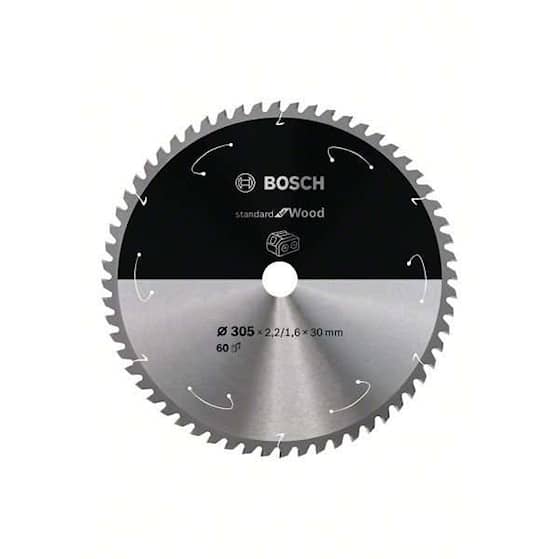 Bosch Standard for Wood-rundsavklinge til batteridrevne save 305x2,2/1,6x30 T60