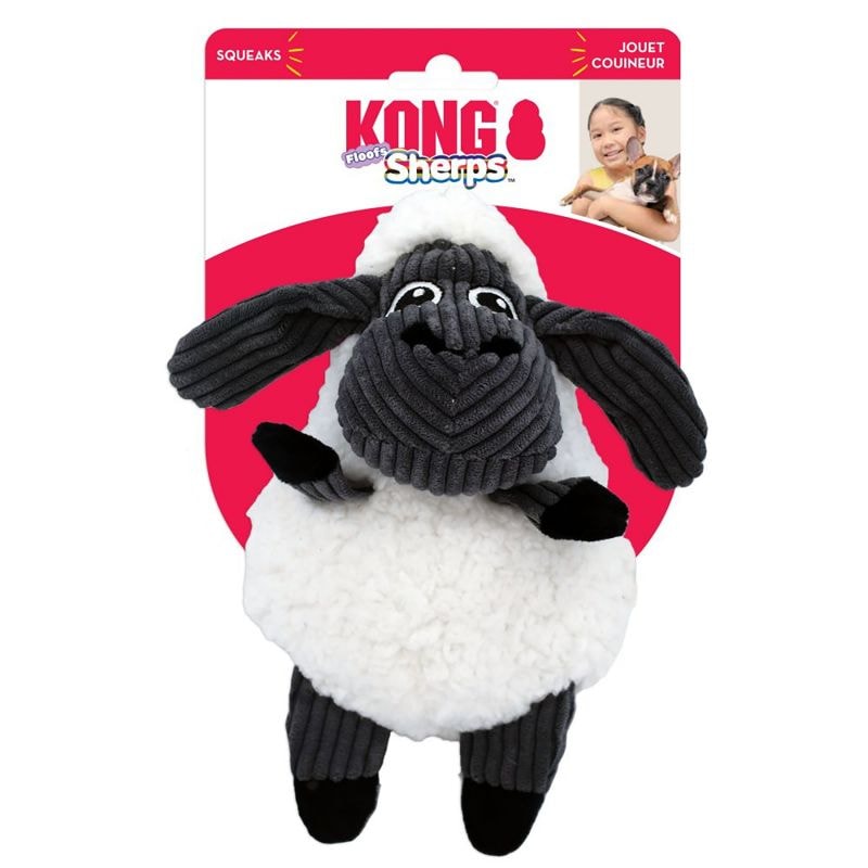 KONG Leksak Sherps Floofs Sheep Flerfärgad M 23cm