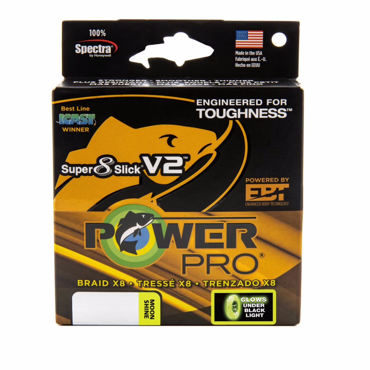 PowerPro Super 8 Slick V2 0,23 mm 17kg 135 m Moonshine