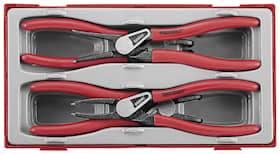 Teng Tools Låseringstang med 4 dele til ind- og udvendige låseringe TT474-7E