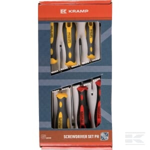 Kramp Schraubendreher-Satz Nut/Phillips 6-teilig