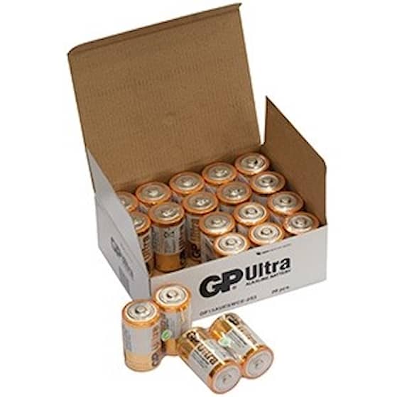 GP Ultra 20-Pack LR 20 Batteri