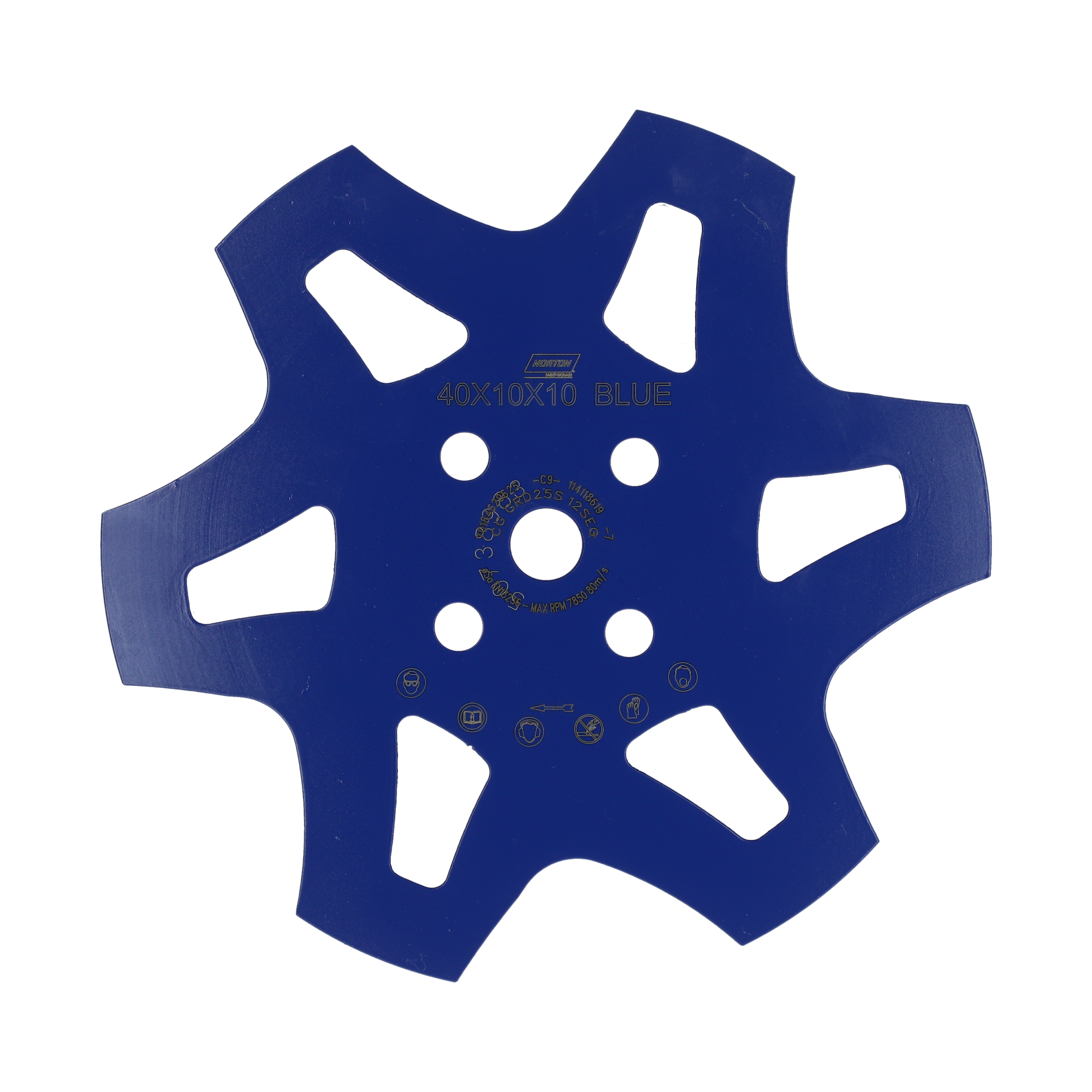 Clipper Diamantslipringar CG GRD25S 12SEG Blå 250x20mm