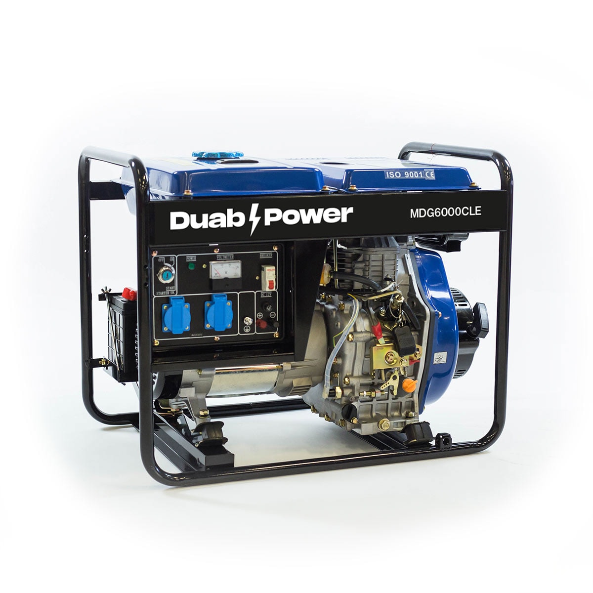 DUAB-POWER aggregat MDG6000CLE 1-fase diesel fjernstart