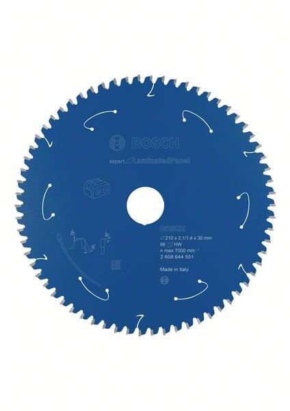 Bosch Sägeblatt Expert für laminierte Platten 210x2,1/1,4x30mm 66Z