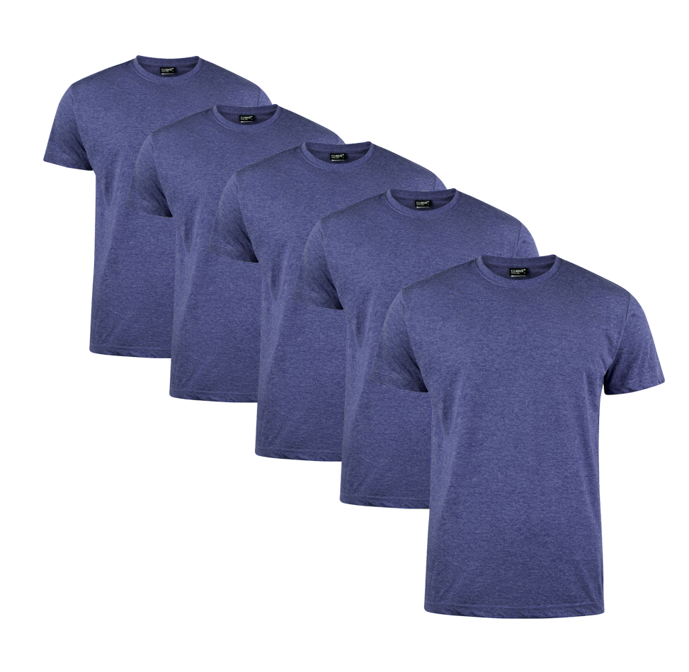 Clique T-shirt Miehet 5 kpl Navy