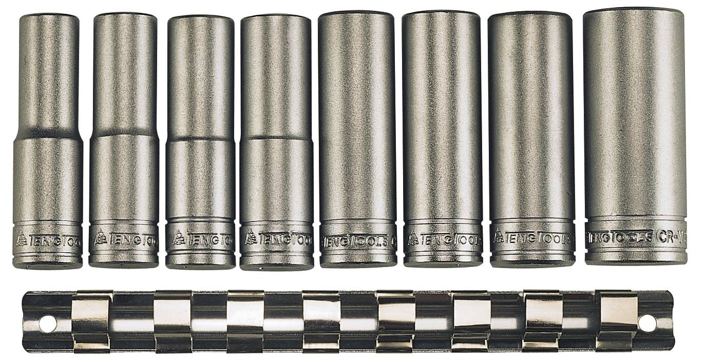 Teng Tools Toppe i sæt. Med 1/2\" firkantfæste. M1208-6