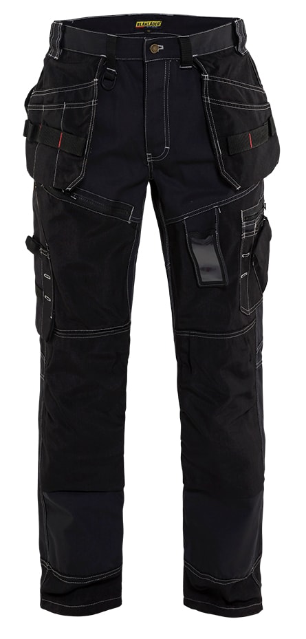 Blåkläder X1500 Riipputaskuhousut - Musta - D96