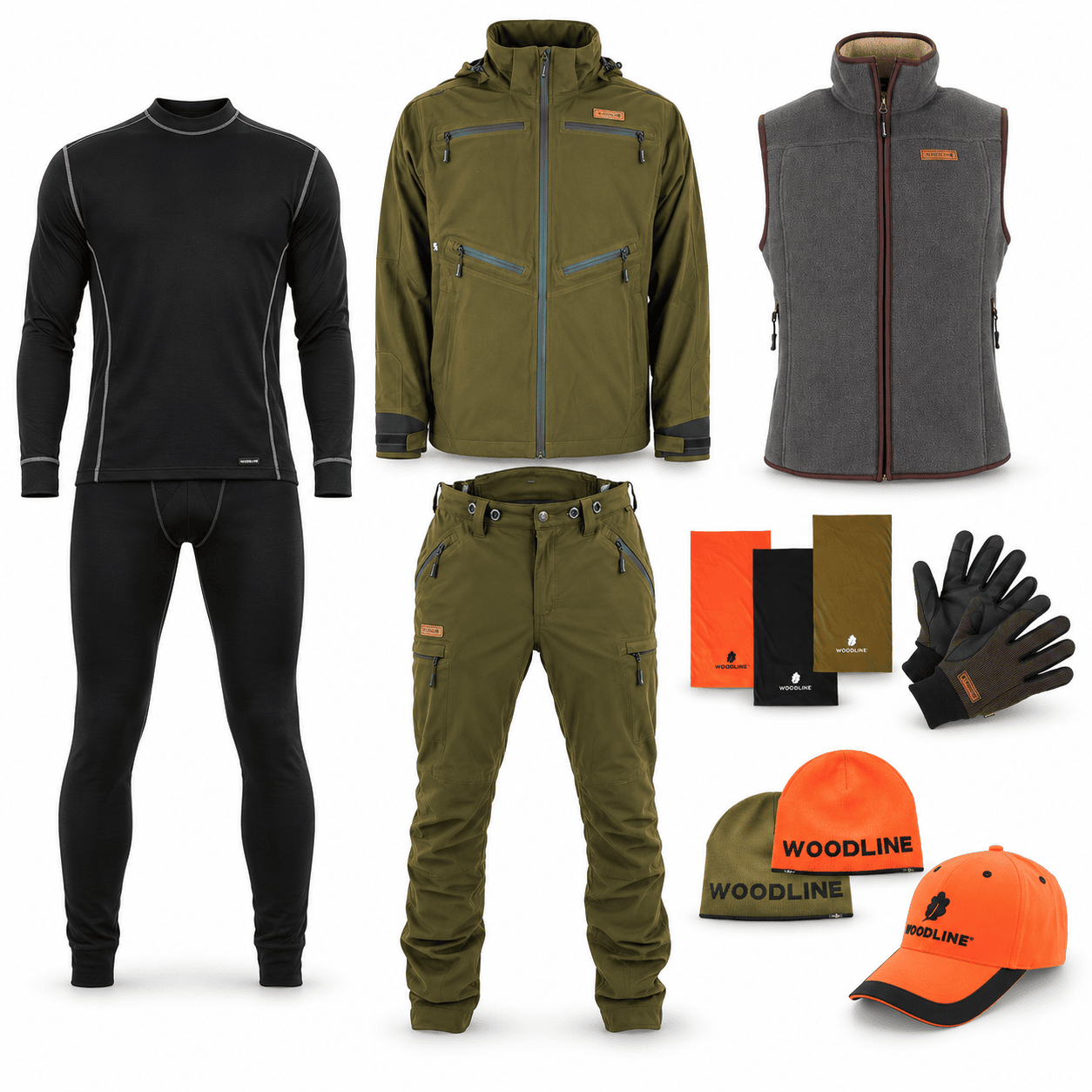 Woodline Komplett jaktklädpaket Herr – 11 delar