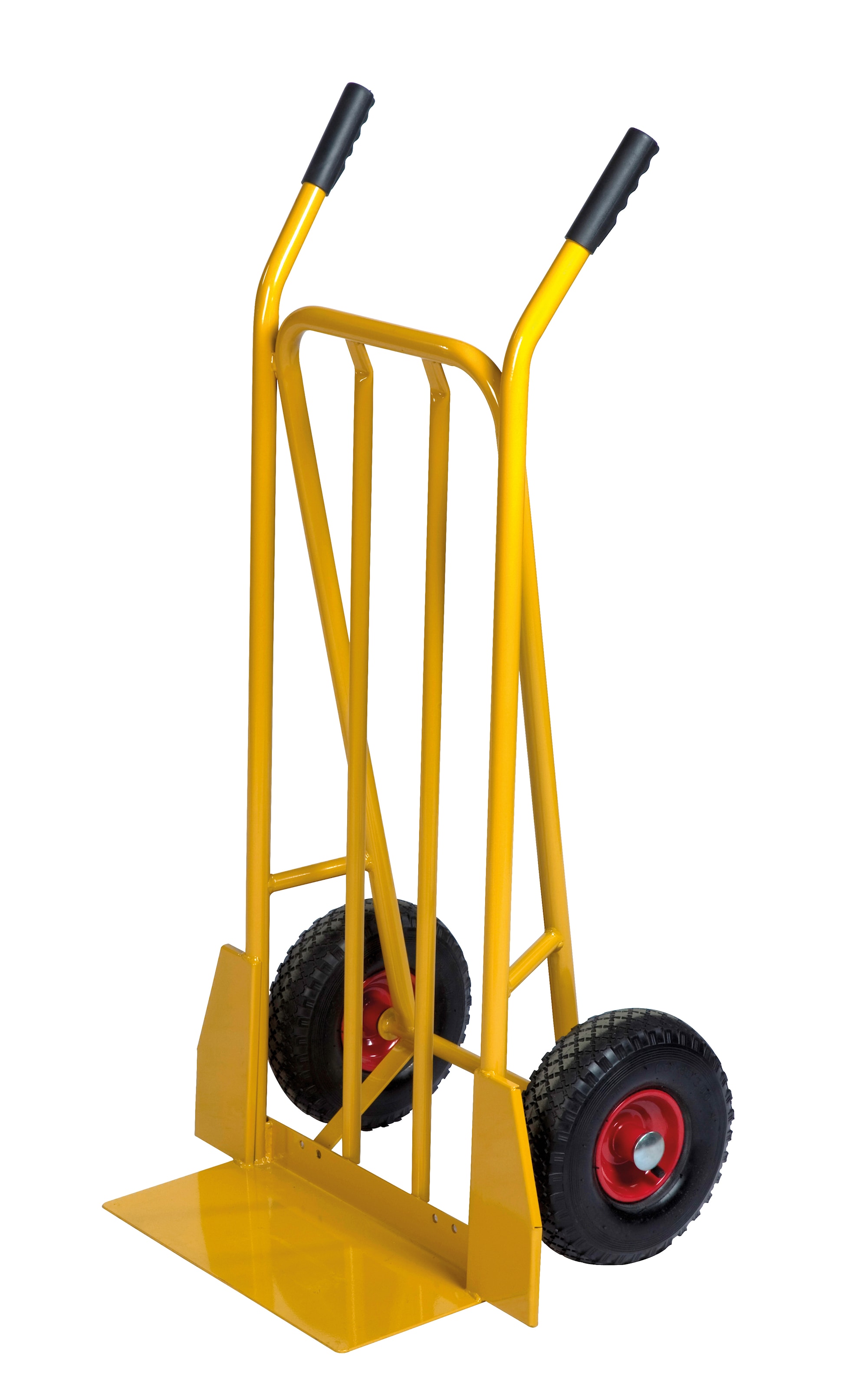 Säkkikärry KM105 & varastokärry, 470x555x1110 mm, 250 kg, keltainen