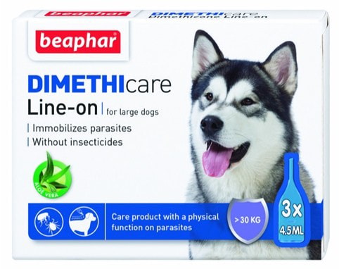 Beaphar Flea & Tick Line On (Dimethicone) Large Dog >30kg