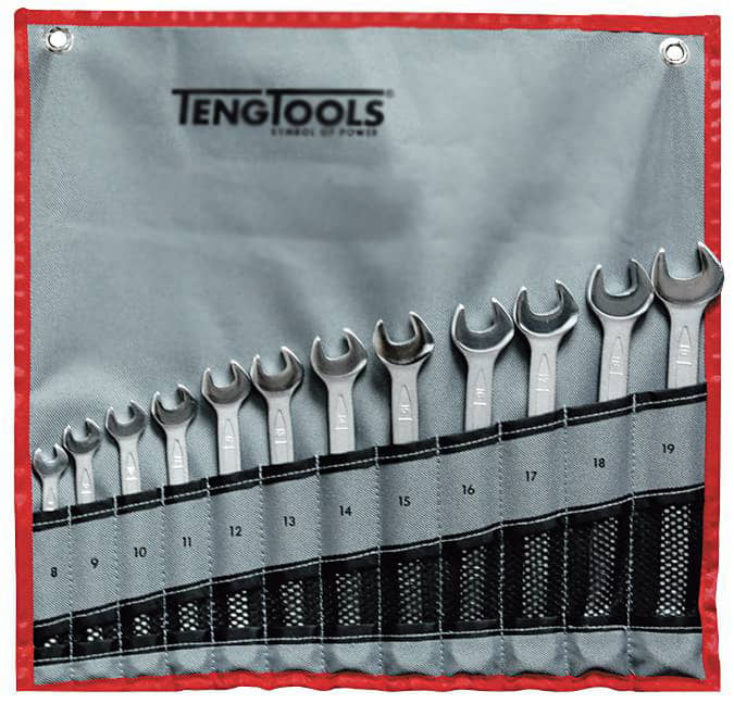 Teng Tools U-ringnyckelsats 6512MM1 8-19mm 12 delar