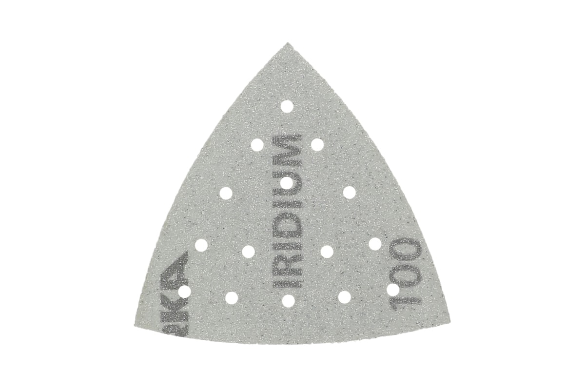 Mirka Slippapper Triangel Iridium 93x93x93mm Grip 15H 80 50-pack