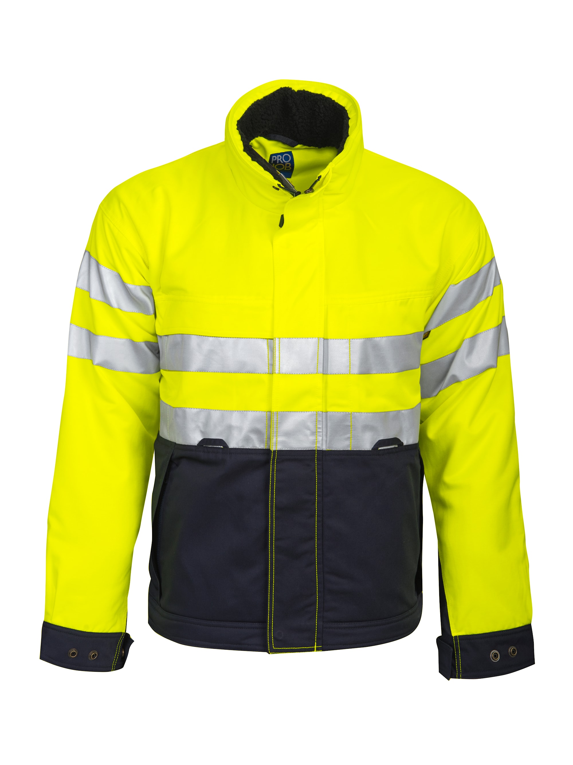 ProJob 6407 Vinterjakke En Iso 20471 Kl 3 - Yellow/Black - 4XL