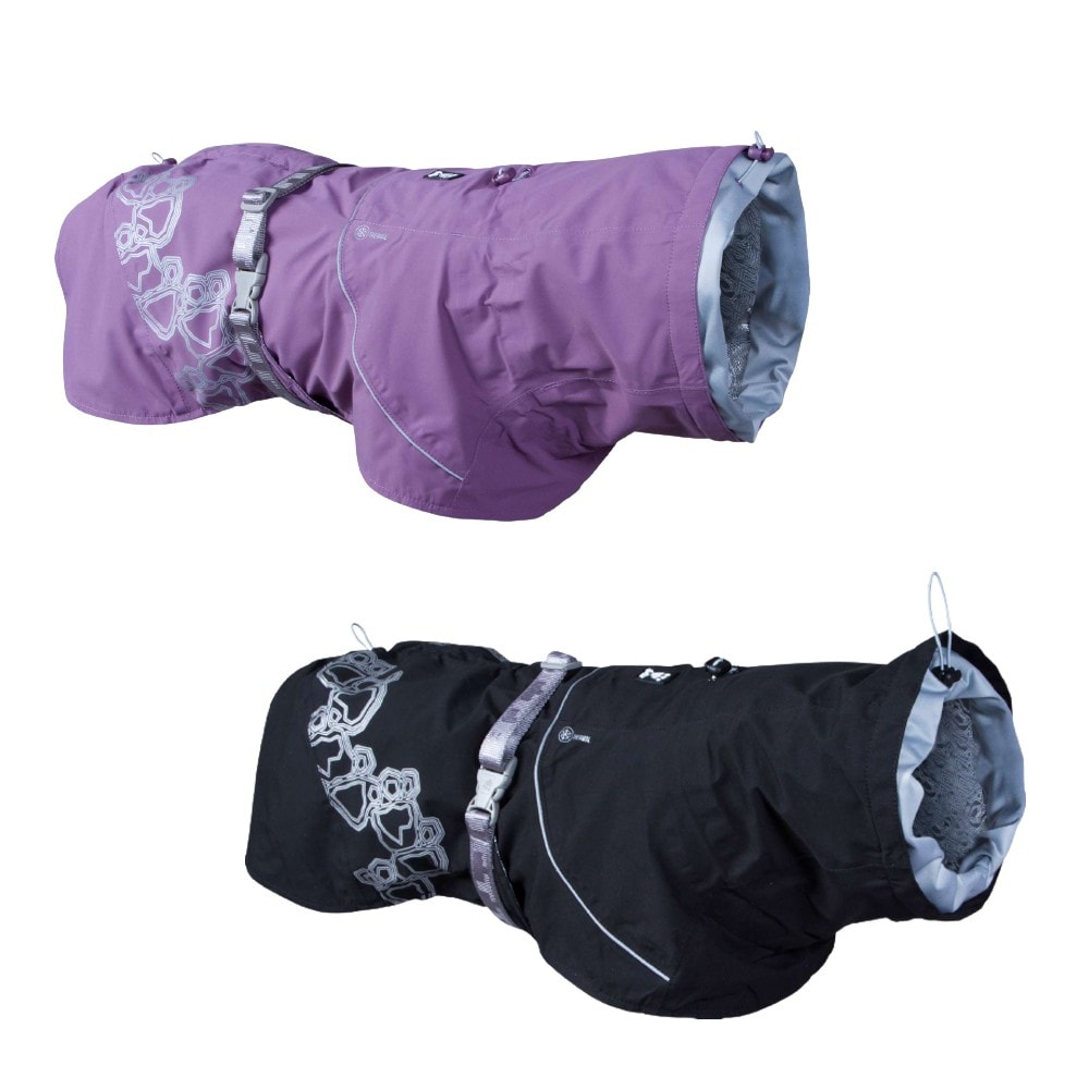 Hurtta Drizzle Raven hundejakke sort str. 90 cm